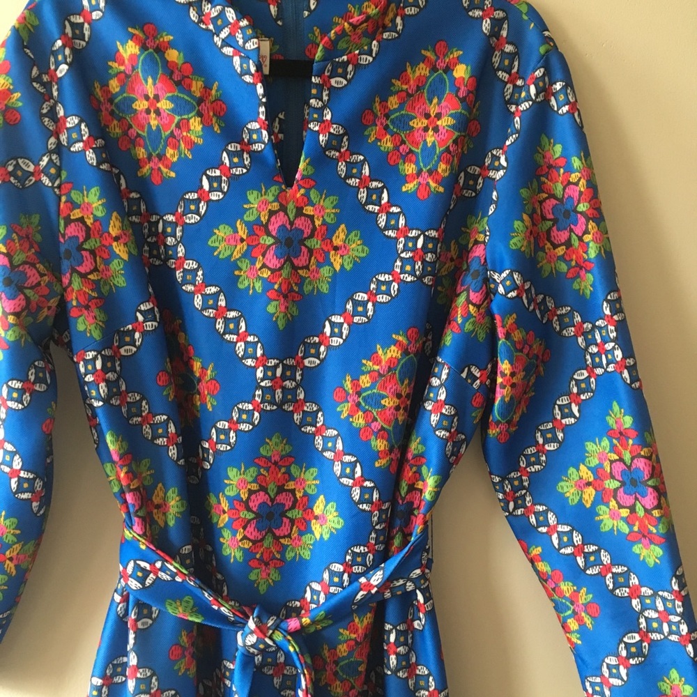 SOLD vintage Boho 70s hippie maxi dress L Checkaberry - Picture 8 of 8